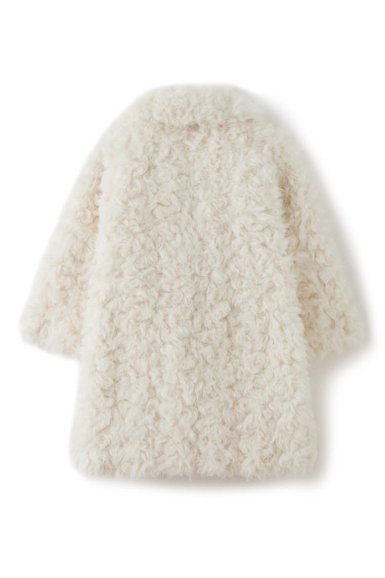 Kids' Sutton Faux Fur Teddy Bear Coat, Alternate, color, IVORY