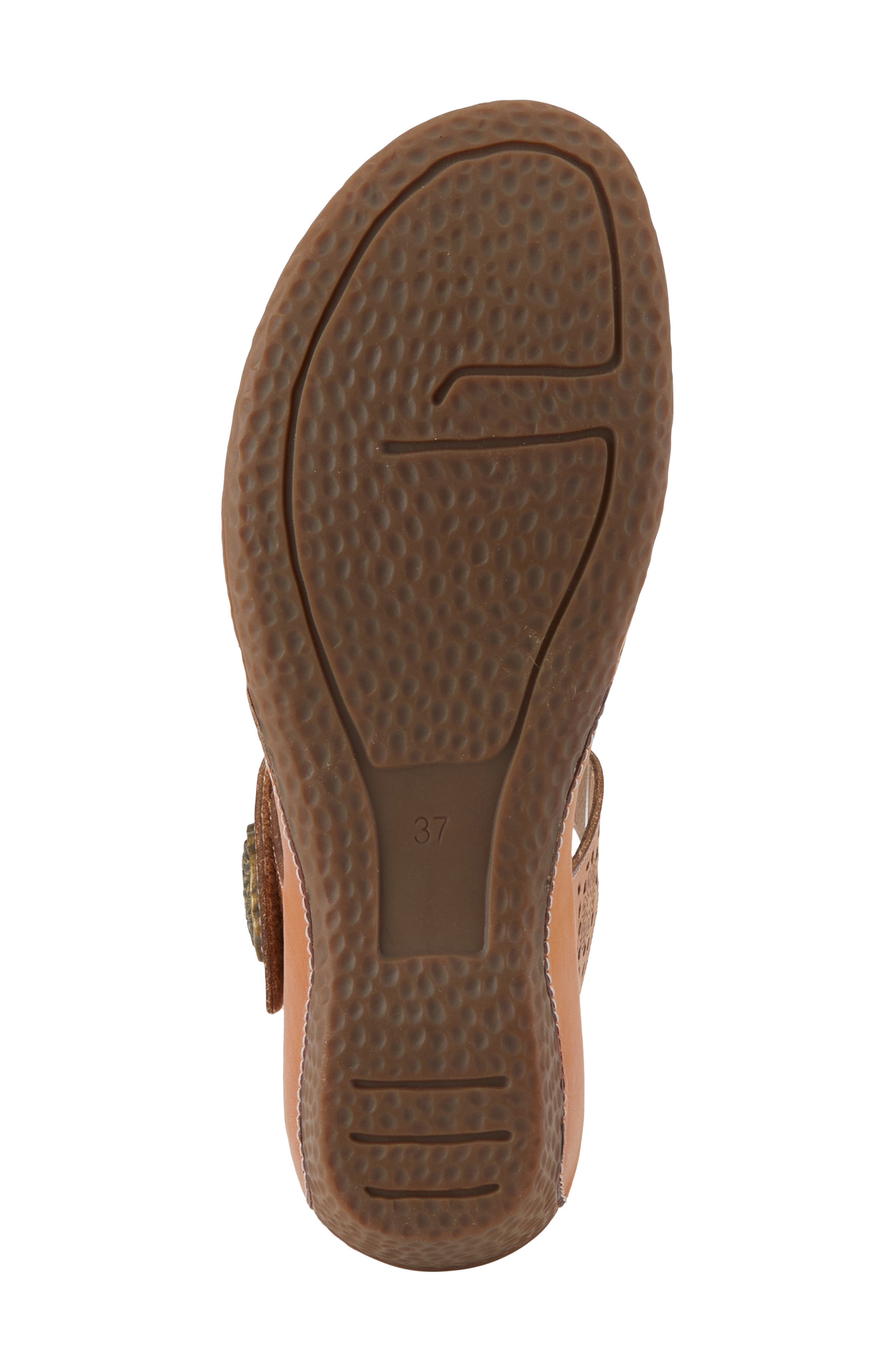 L'Artiste by Spring Step Americana Ankle Strap Clog, Alternate, color, Camel