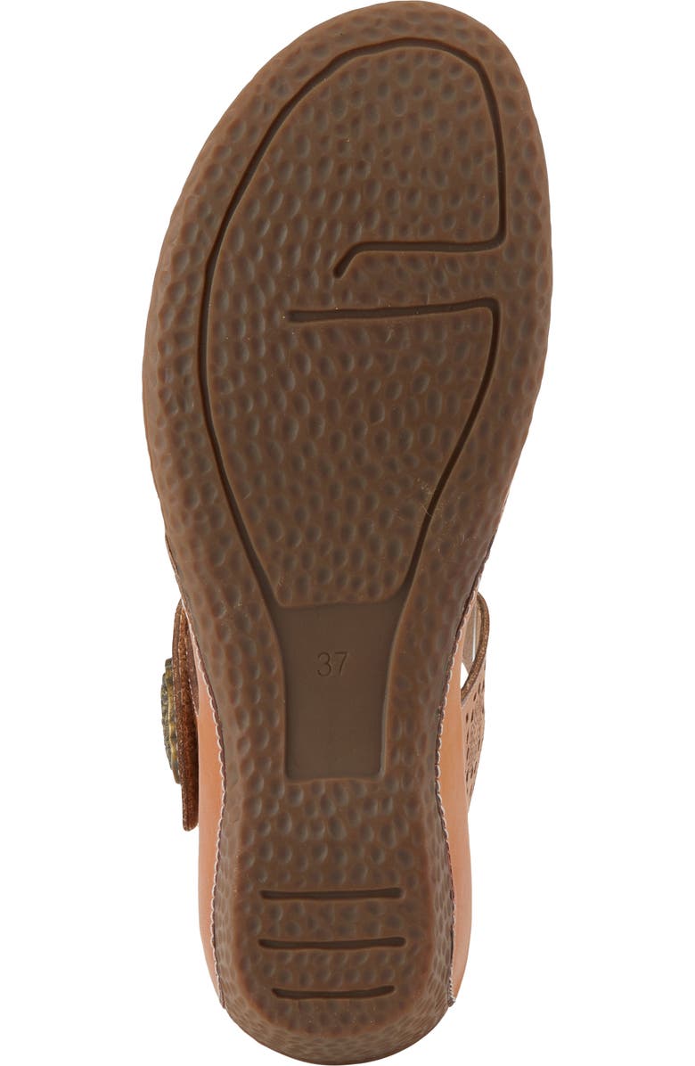 L'Artiste by Spring Step Americana Ankle Strap Clog, Alternate, color, Camel