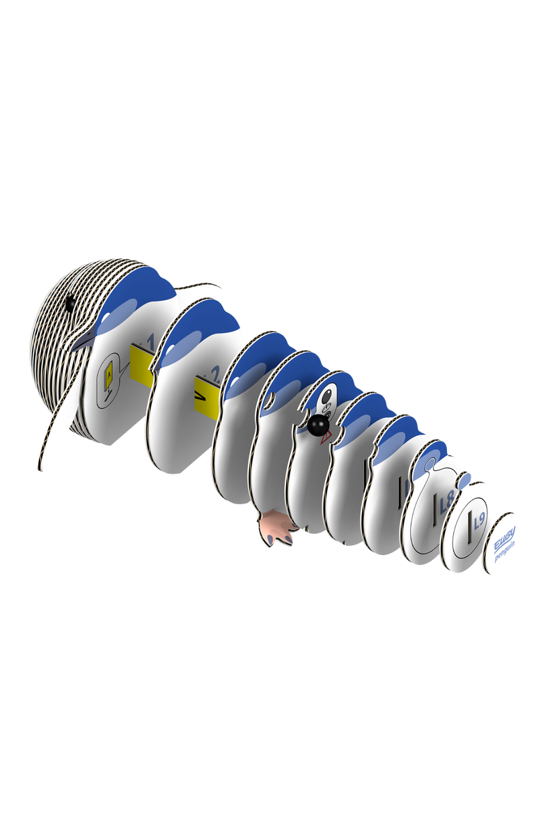 Eugy Puzzles Penguin 3D Puzzle, Alternate, color, NO COLOR