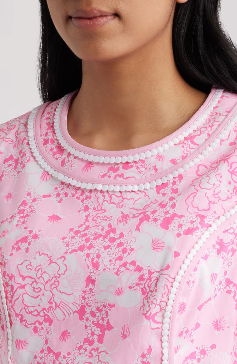 Lilly Pulitzer<sup>®</sup> Adetta Floral Print Sheath Dress, Alternate, color, Conch Shell Pink Burst Of Joy