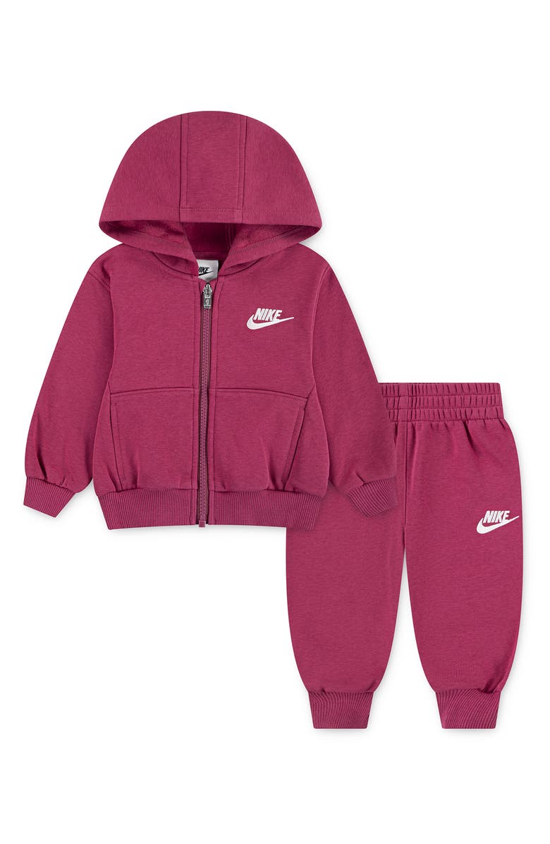 Nike Club Fleece Zip Hoodie & Joggers Set, Main, color,