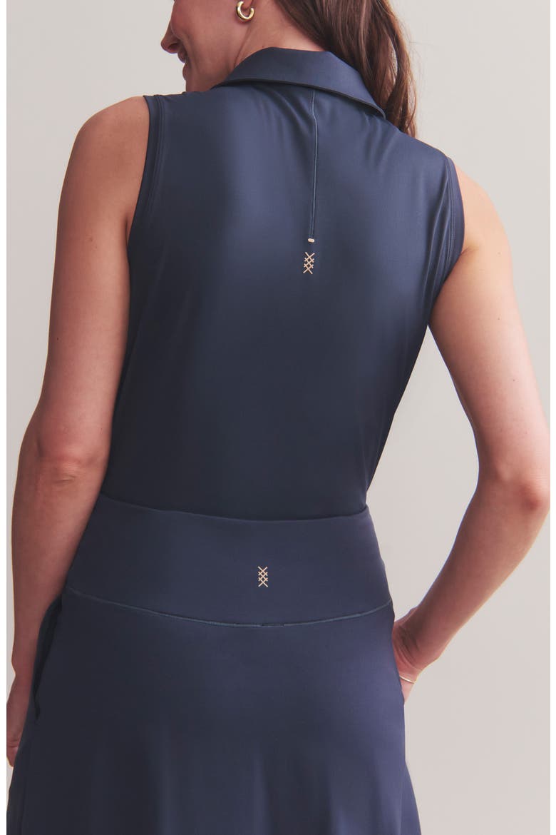 Course to Court Sleeveless Polo, Alternate, color, NAVY BLUE