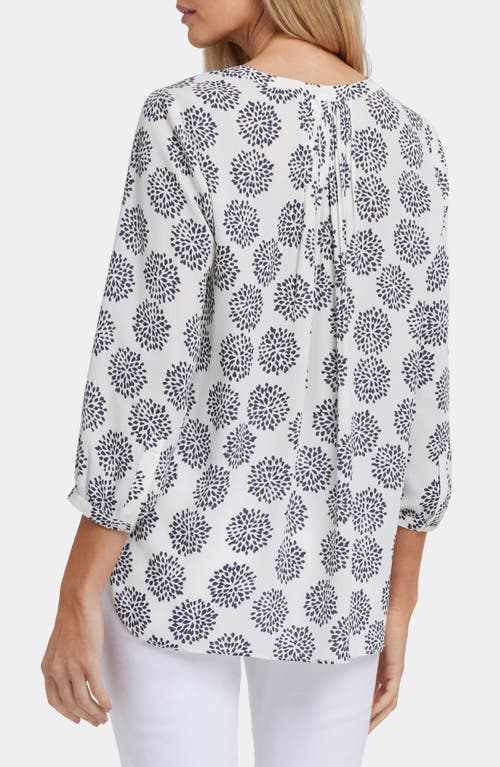 Nydj Pintuck Top In Gray