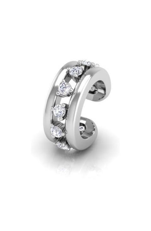 Sleek Wave Mid Ear Cuff
