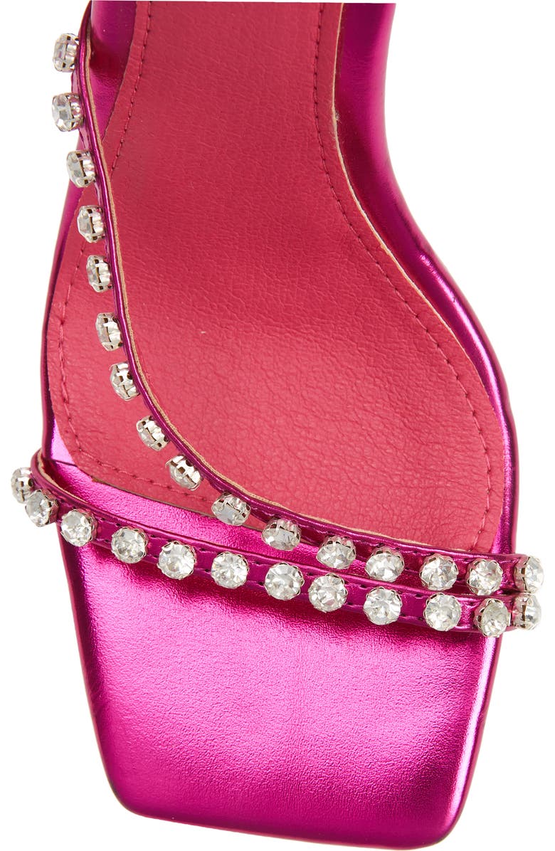 AZALEA WANG Missy Metallic Ankle Strap Sandal, Alternate, color,