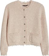 KOBI HALPERIN Marled Moss Sequin Cardigan
