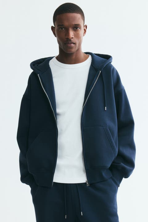 Oversized-Fit Hooded Jacket