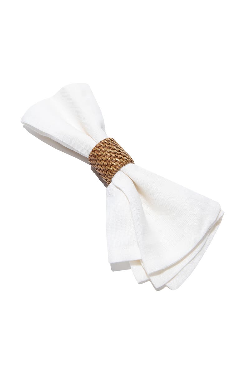 Everyday Napkin Rings - Set of 4, Alternate, color, Natural 1.6"