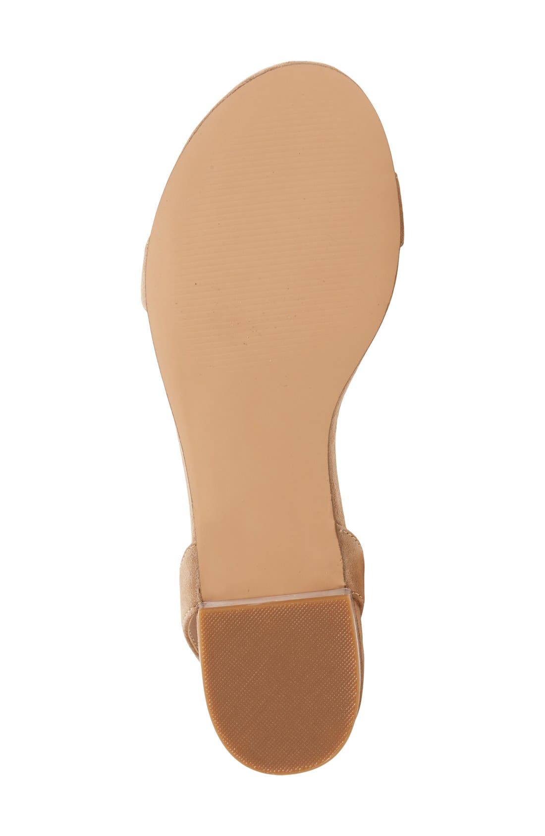 'Carolyn' Lace-Up Sandal, Alternate, color, TAN SUEDE