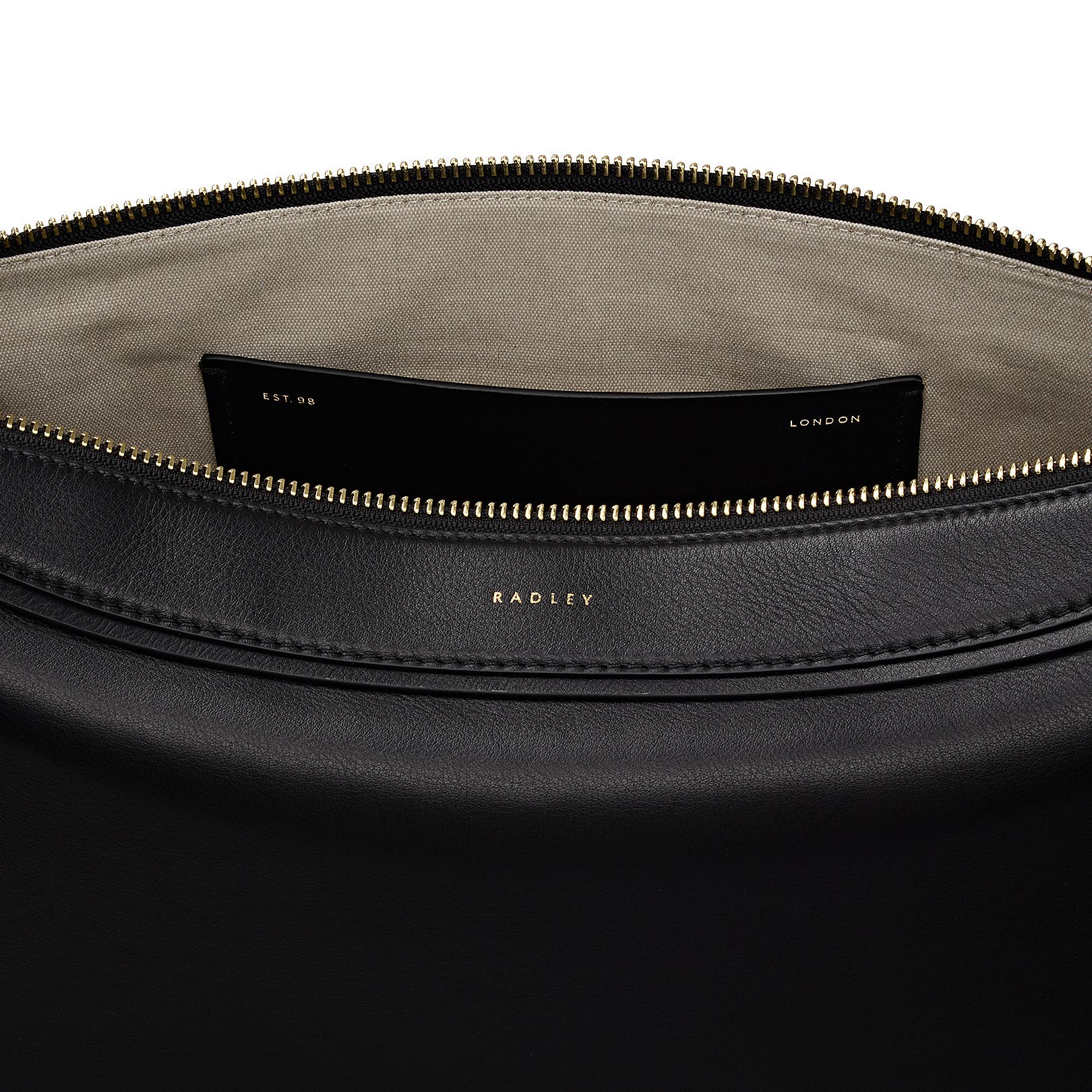 Radley Westwell Lane Large Ziptop Shoulder Bag, Alternate, color, Black