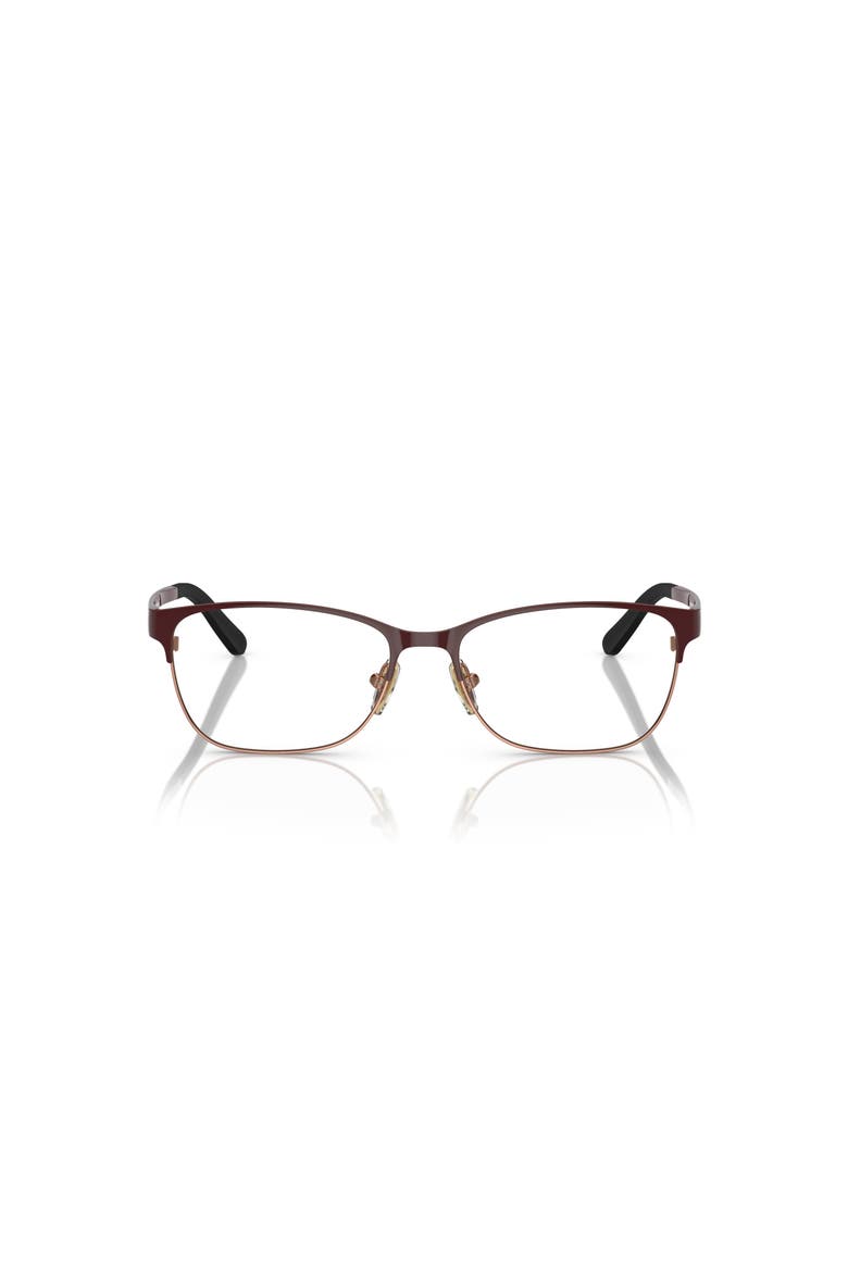 54mm Square optical glasses, Alternate, color, Red