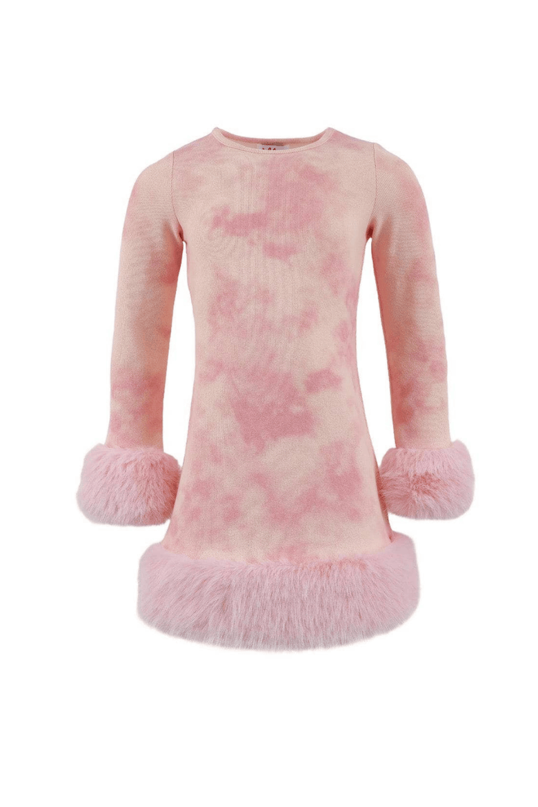 Tie Dye Penelope Dress, Main, color, Pink