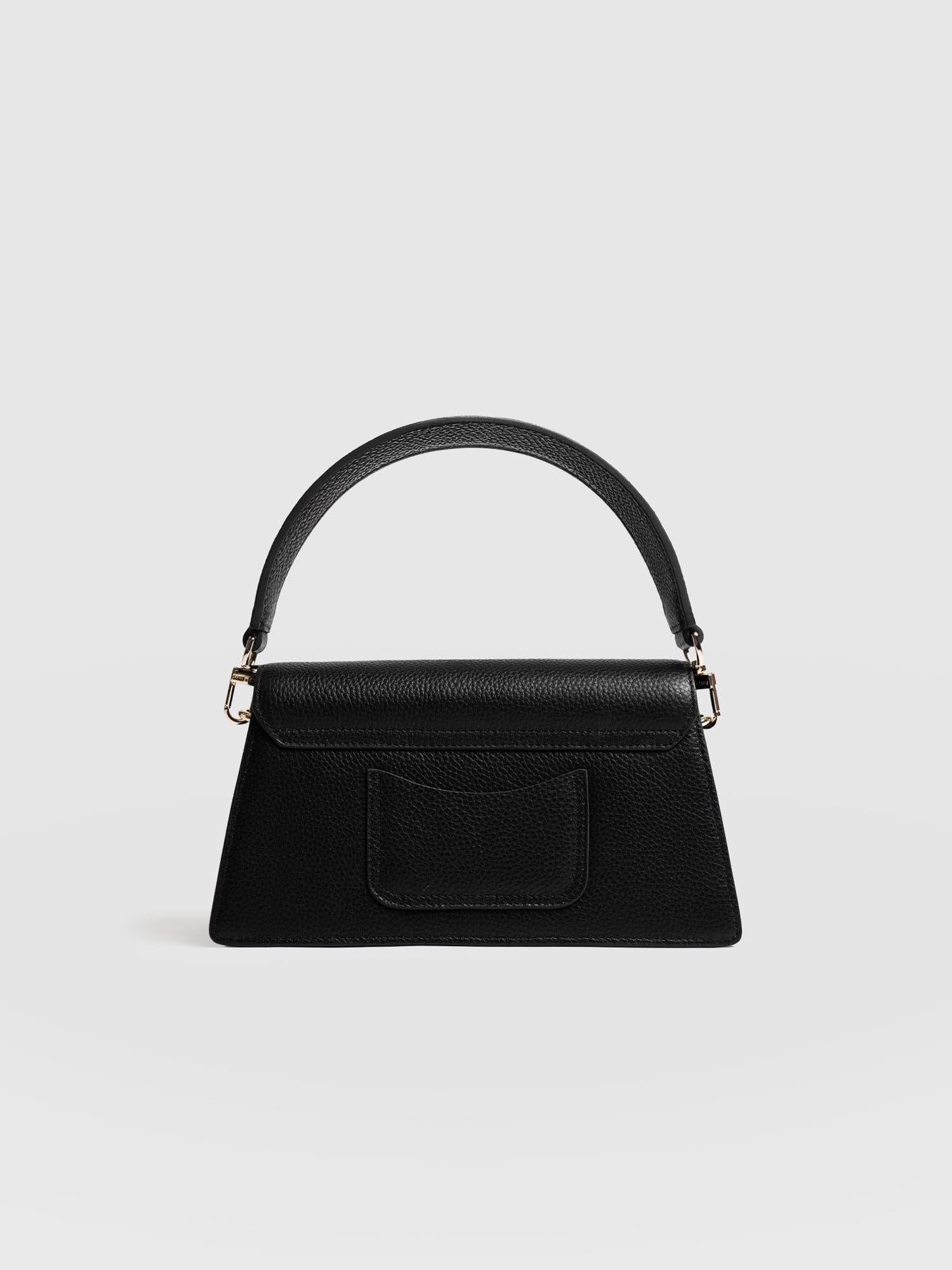 Lennox Half Flap Bag, Alternate, color, Black