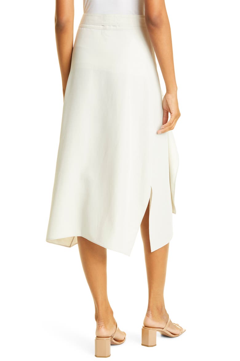 Drape Midi Skirt, Alternate, color, SILVER BIRCH