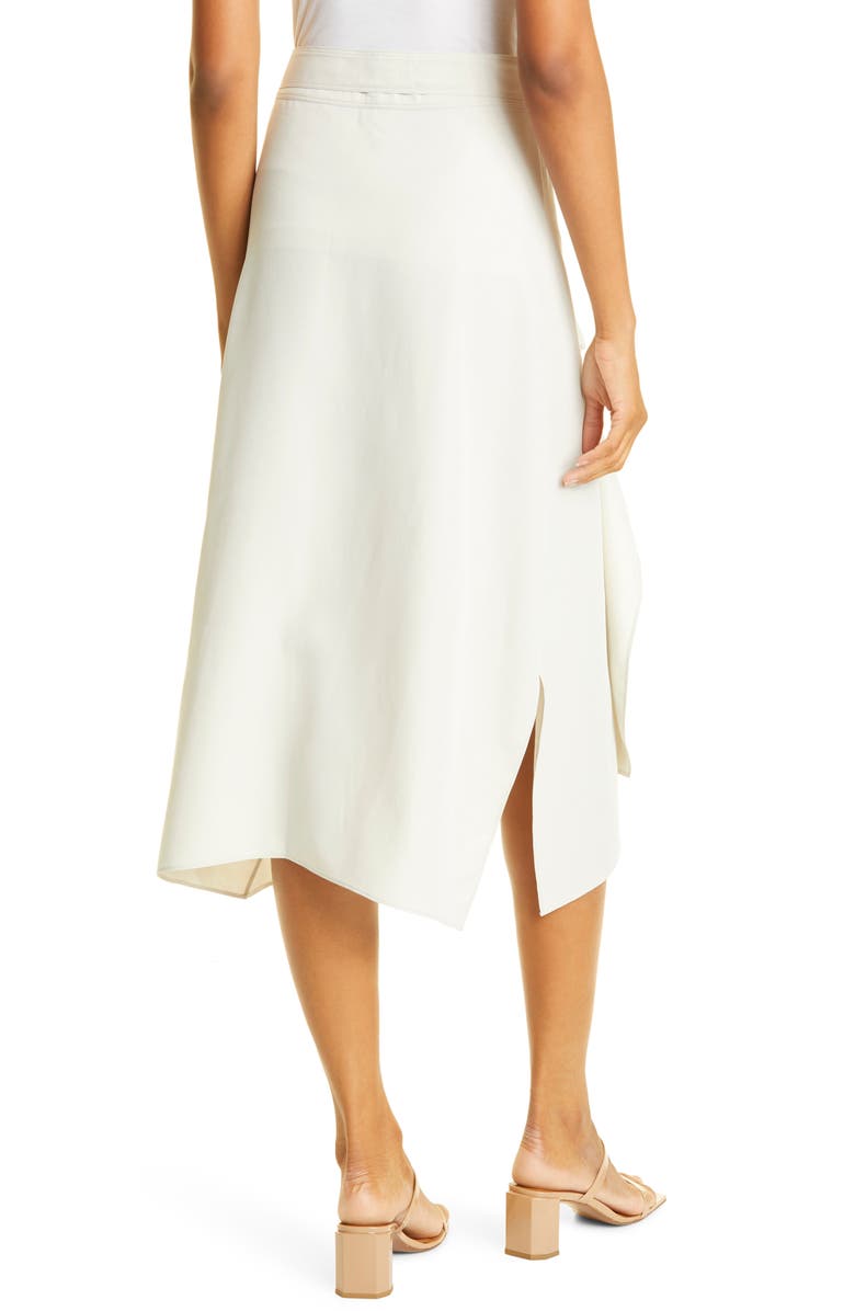 Club Monaco Drape Midi Skirt, Alternate, color, 