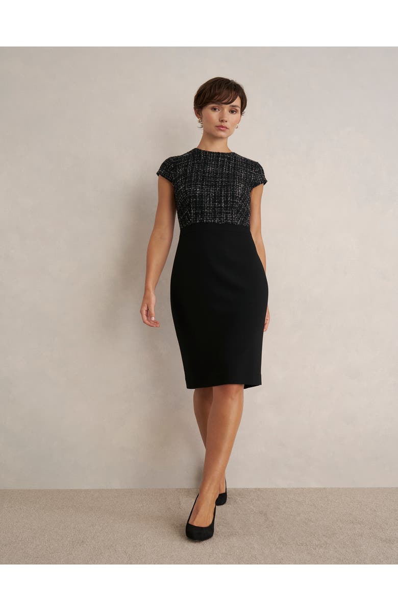 HOBBS LONDON Esme Dress, Main, color, Black White