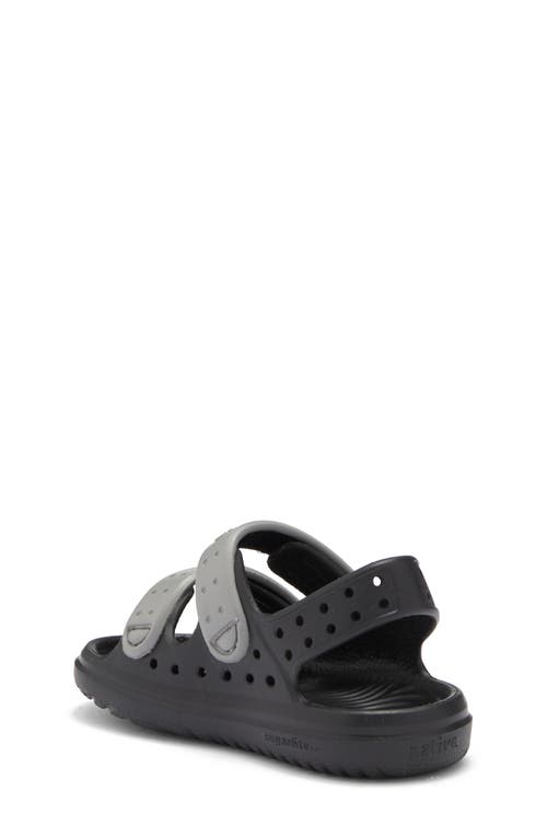 Native Shoes Chase Sugarlite Slingback Sandal In Jiffy Black/satellite Grey