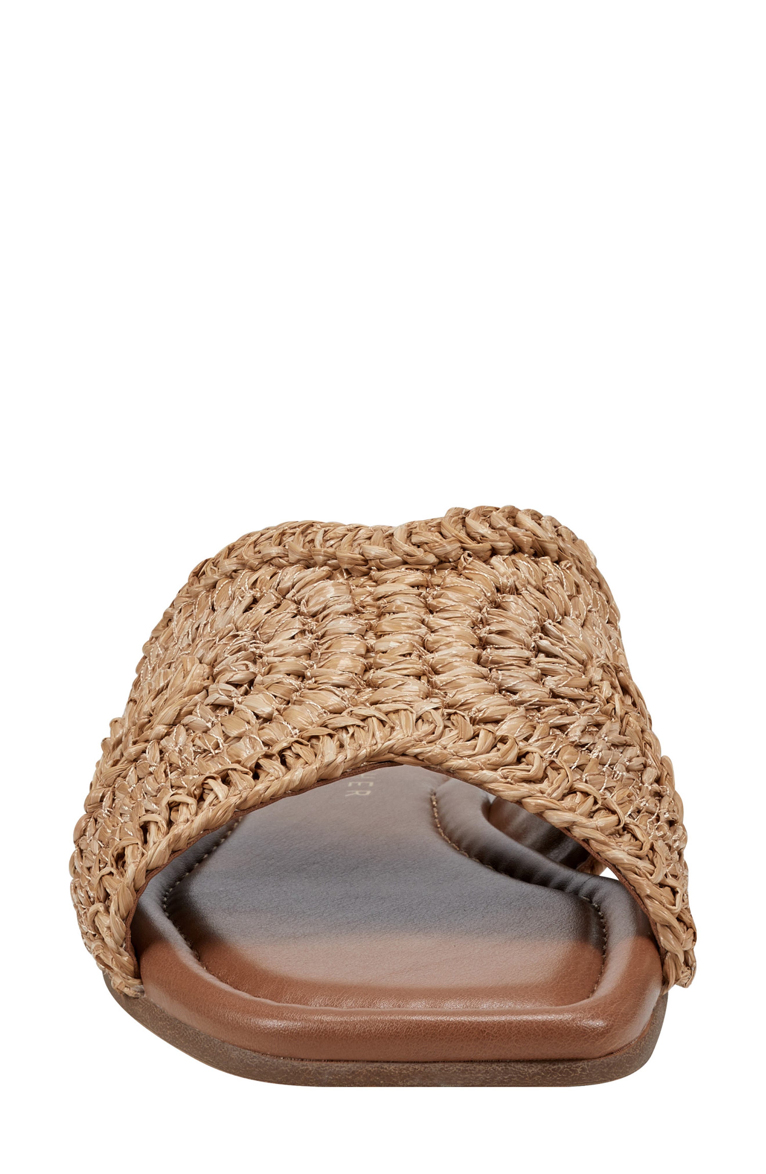 Narda Raffia Slide Sandal, Alternate, color, LIGHT NATURAL 110