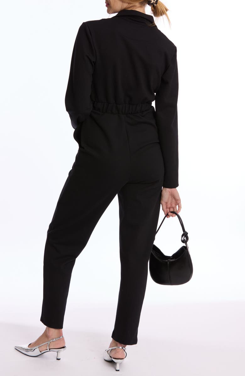 Cache Coeur Pablo Maternity and Pregnancy Jumpsuit, Alternate, color, Black