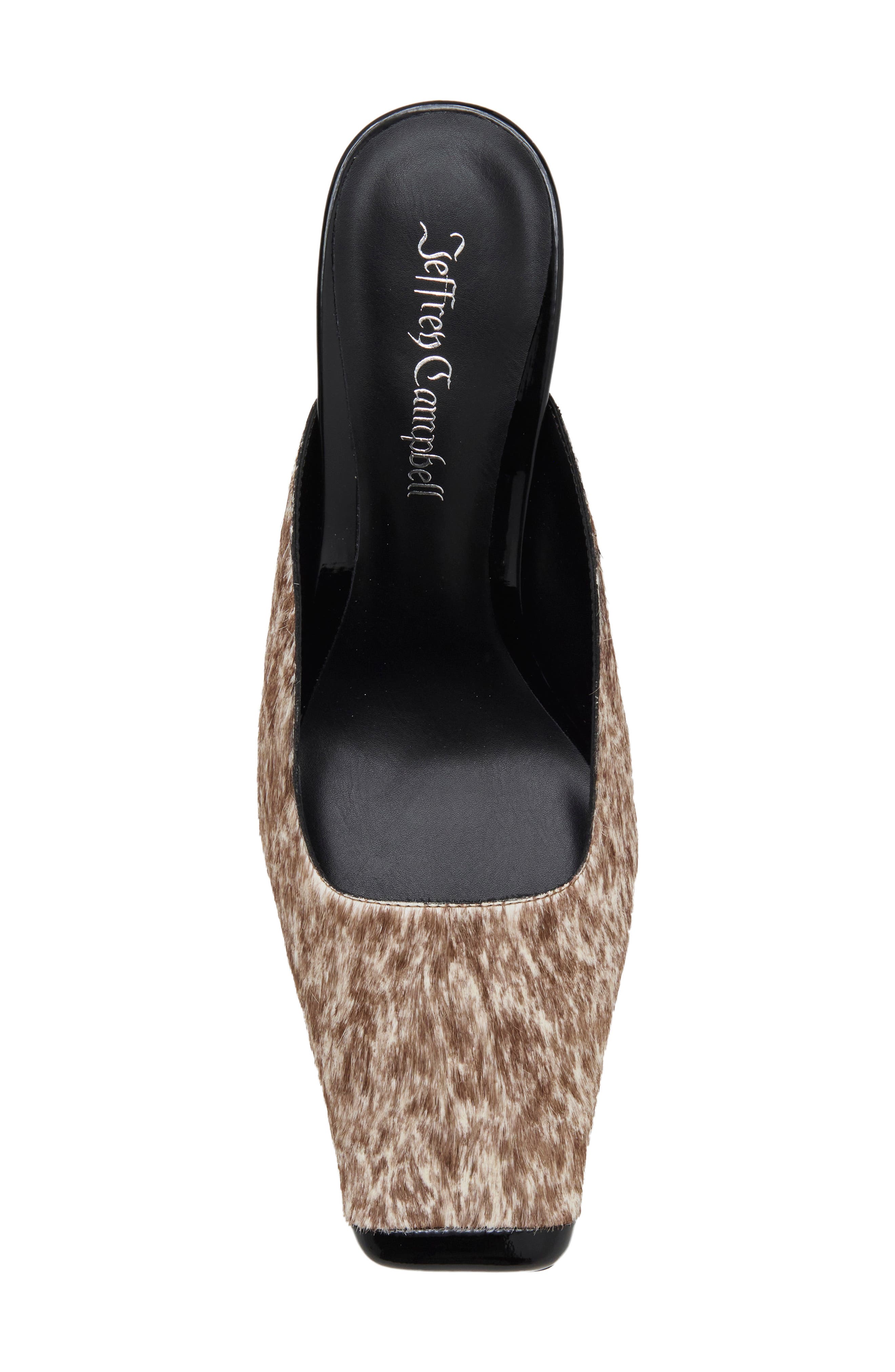 Pathos Square Toe Mule, Alternate, color, BROWN BLACK COMBO