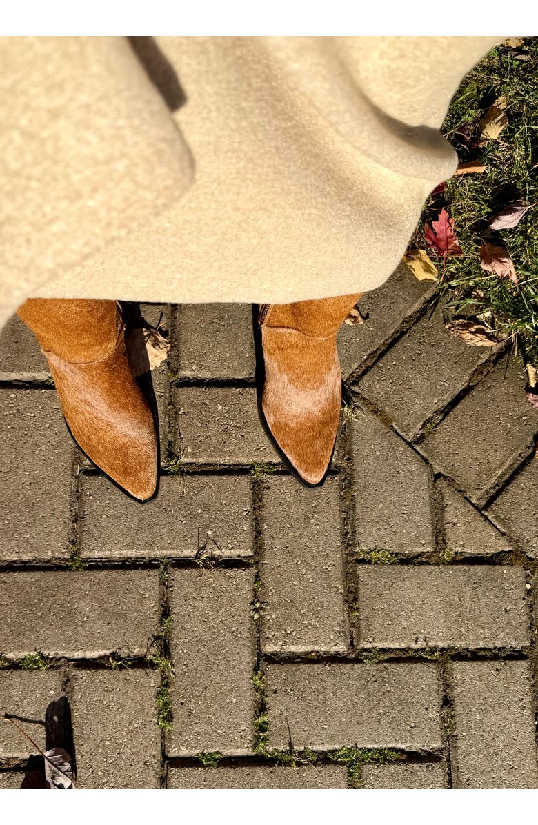 NEW AMENDMENT Olsson Texan Boot in Calf Hair, Alternate, color, Fawn