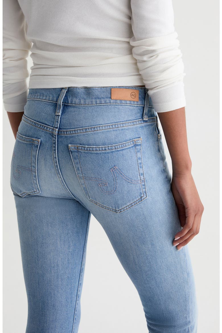 Prima Low Rise Ankle Cigarette Jeans, Alternate, color, SOLERA