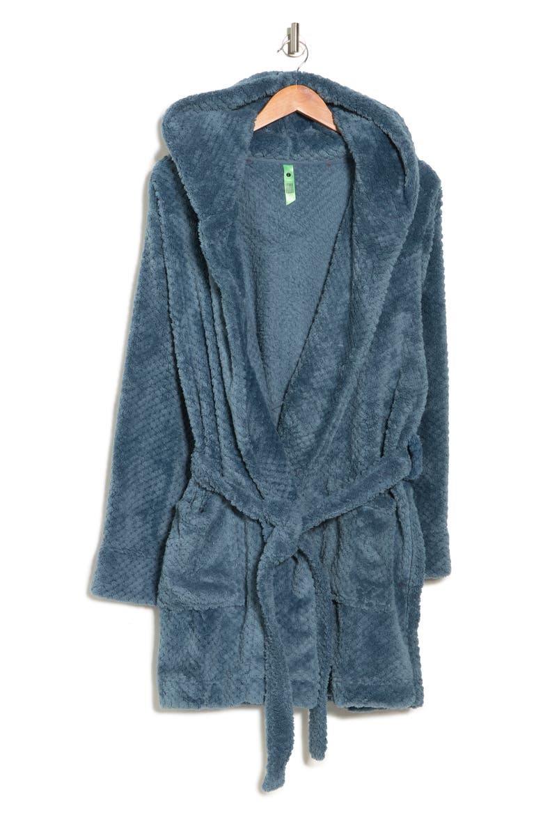 Warm & Fuzzy Robe, Alternate, color, PINE
