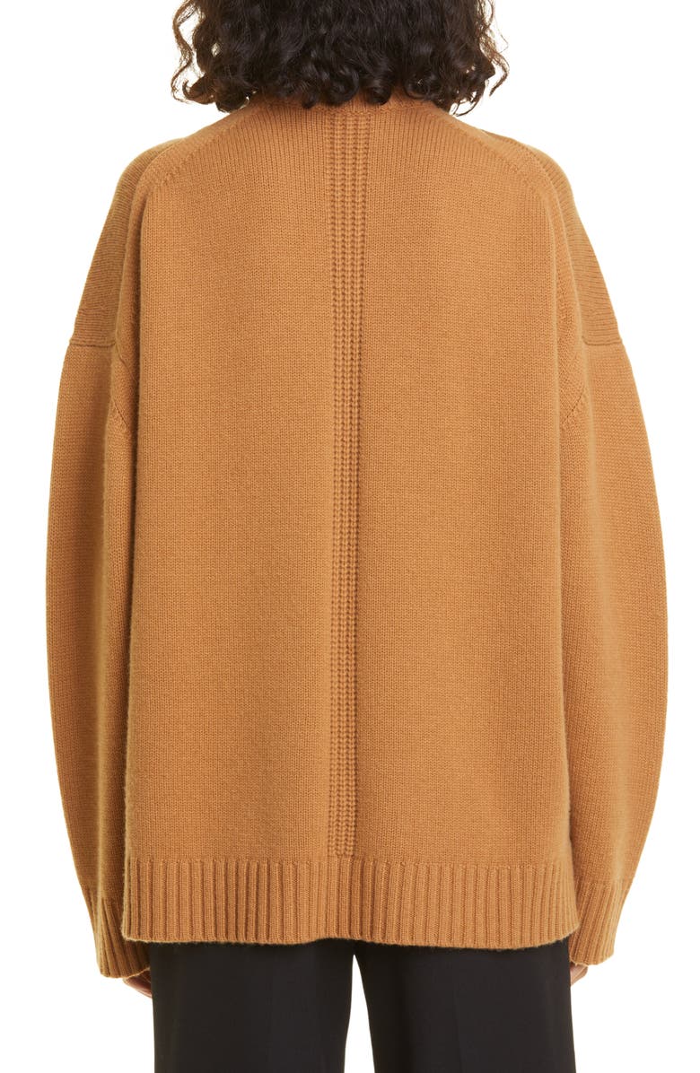 A.L.C. Ayden Oversize Wool & Cashmere Sweater, Alternate, color, Butter Brown