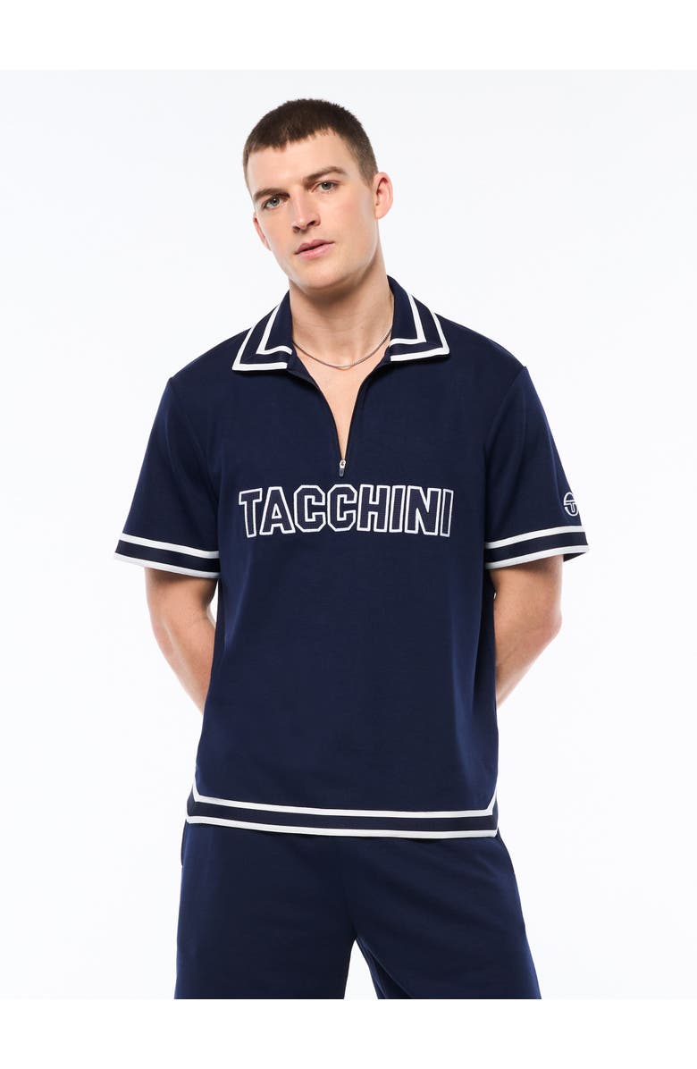 Sergio Tacchini Tito Short Sleeve Polo, Main, color, Maritime Blue