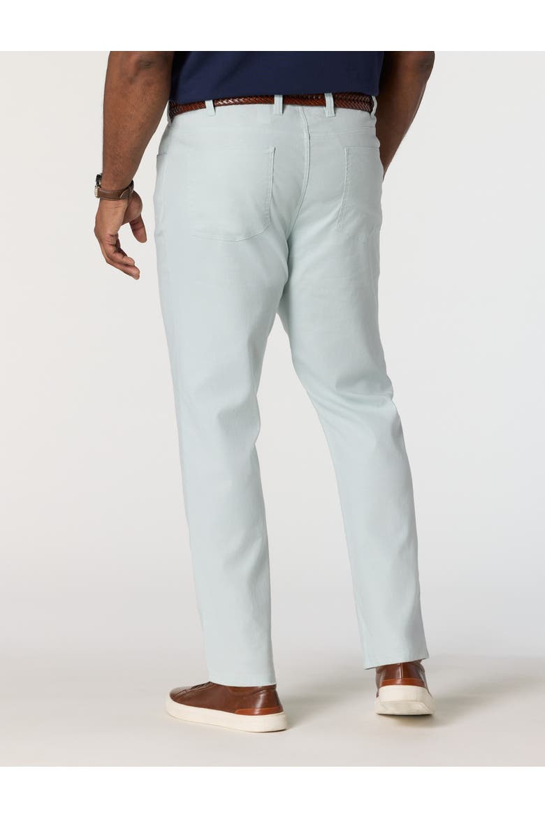 Big & Tall 5-Pocket Linen-Blend Tech Pants, Alternate, color, MINT