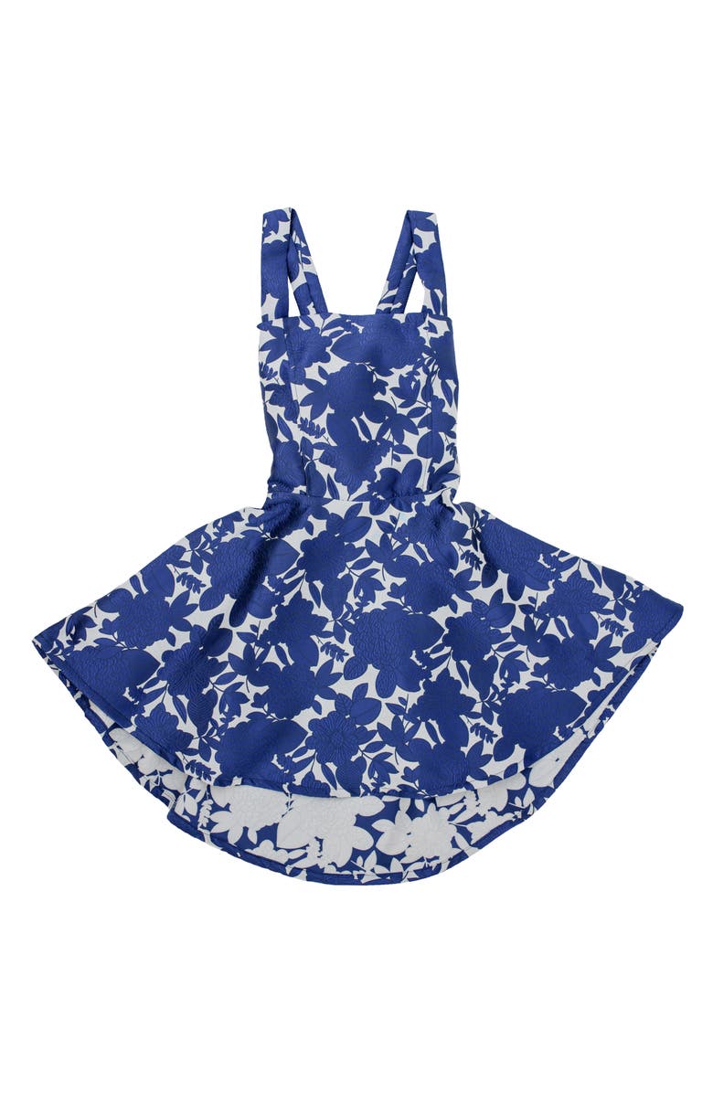 Stella M'Lia Fit & Flare High/Low Skater Dress, Main, color, 