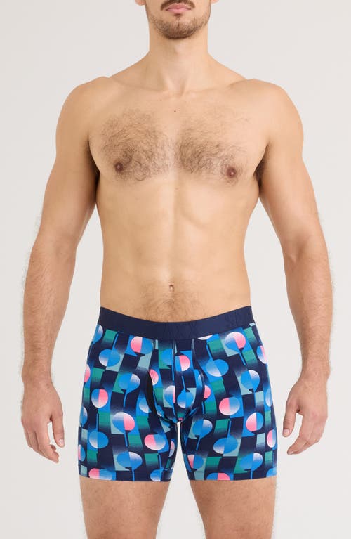 Saxx Droptemp™ Cooling Cotton Boxer Briefs In Blue
