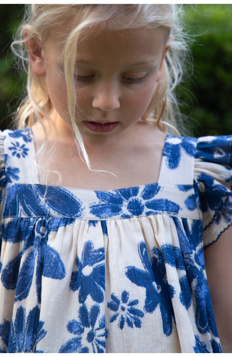 Beet World Everly Square Neck Dress, Alternate, color, Blue