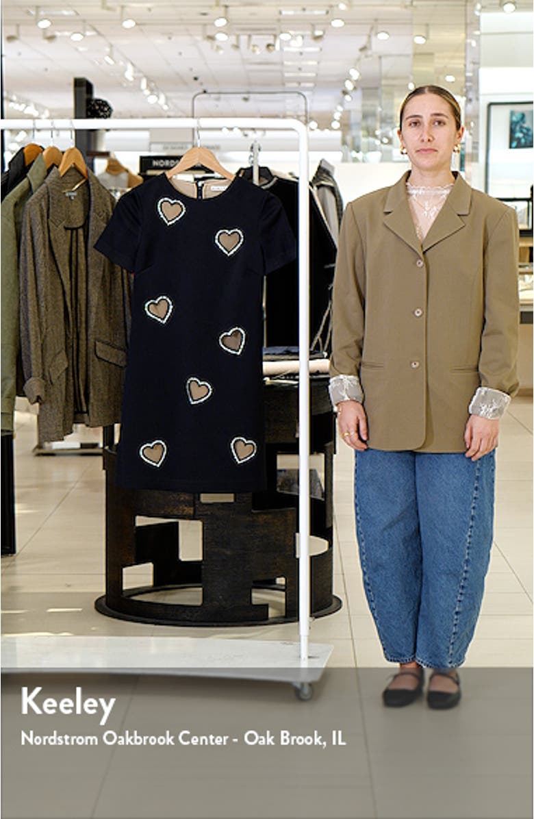 Clyde Embellished Heart Minidress, sales video thumbnail