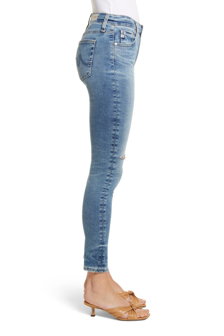 Farrah High Waist Skinny Ankle Jeans, Alternate, color, 23 YEARS SHOWBIZ