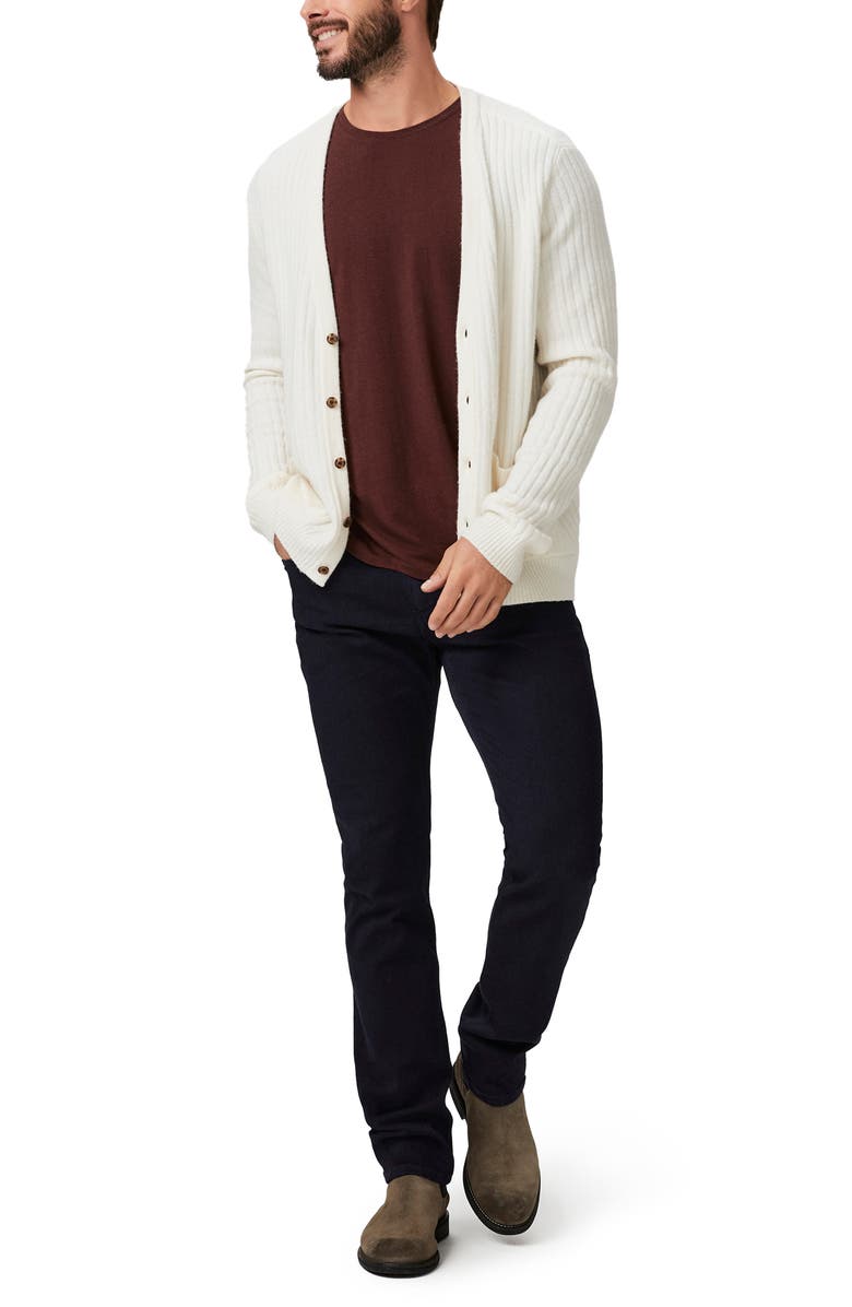 PAIGE Federal Slim Straight Leg Corduroy Pants, Alternate, color, Navy Depths