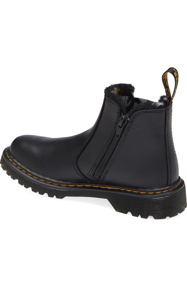 Dr. Martens 2976 Leonore Faux Fur Lined Chelsea Boot, Alternate, color,