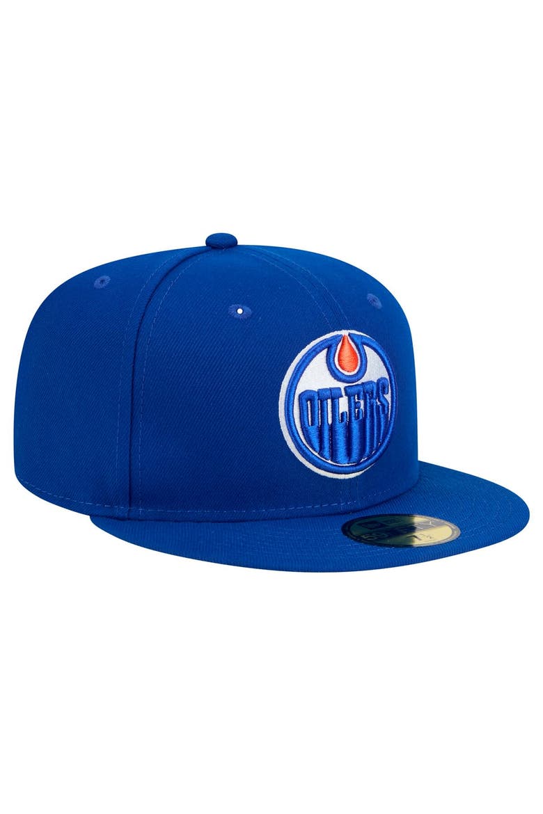 Men's New Era Royal Edmonton Oilers Core 59FIFTY Fitted Hat, Alternate, color, Royal