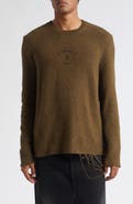 MM6 Maison Margiela Wool Blend Crewneck Sweater