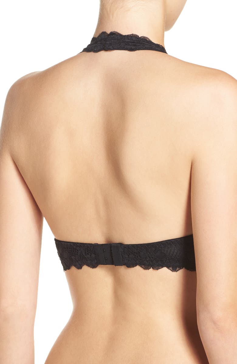 Free People Intimately FP Lace Halter Bralette, Alternate, color,