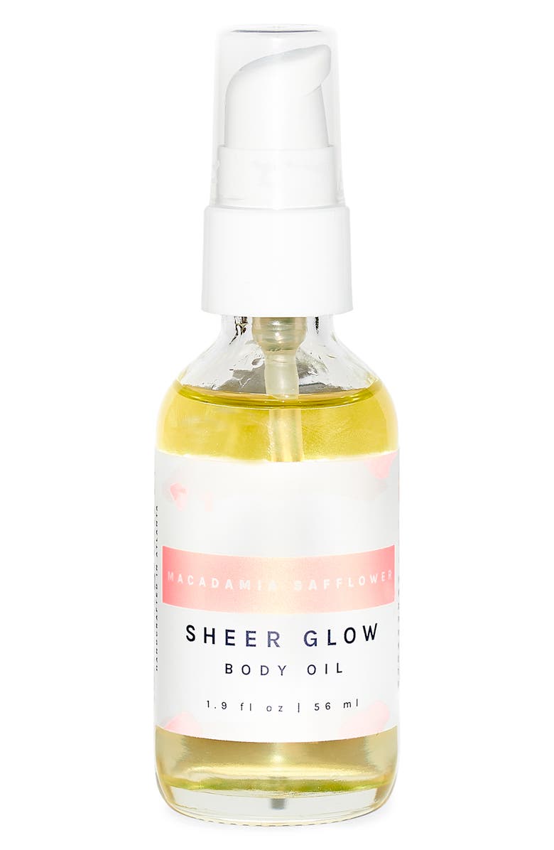 London Grant Co Macadamia Safflower Sheer Glow Body Oil, Alternate, color,