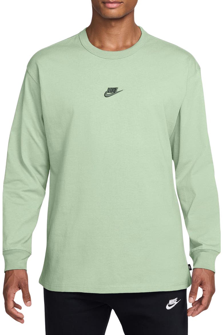 Essential Long Sleeve T-Shirt, Main, color, JADE AURA