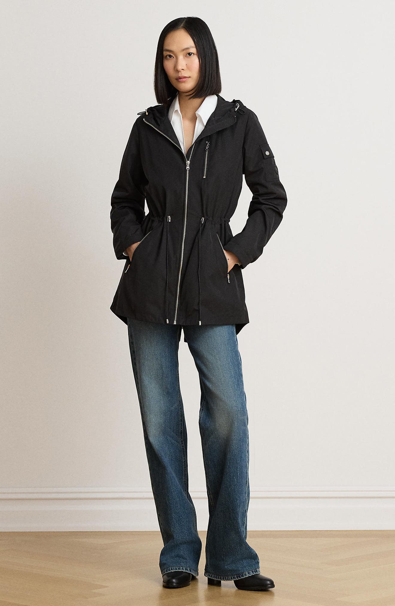 Lauren Ralph Lauren Hooded Zip Anorak (Women) | Nordstrom