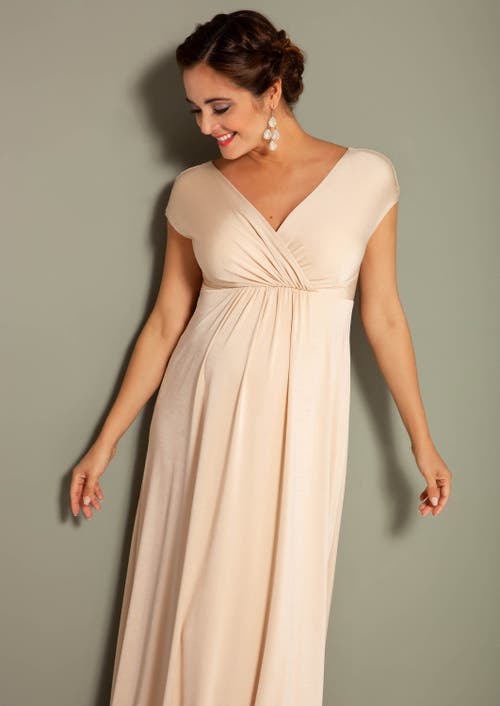 Tiffany Rose Maternity Francesca Maternity Maxi Dress In Neutral