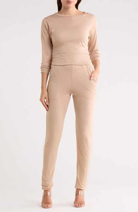GO COUTURE Long Sleeve Jumpsuit