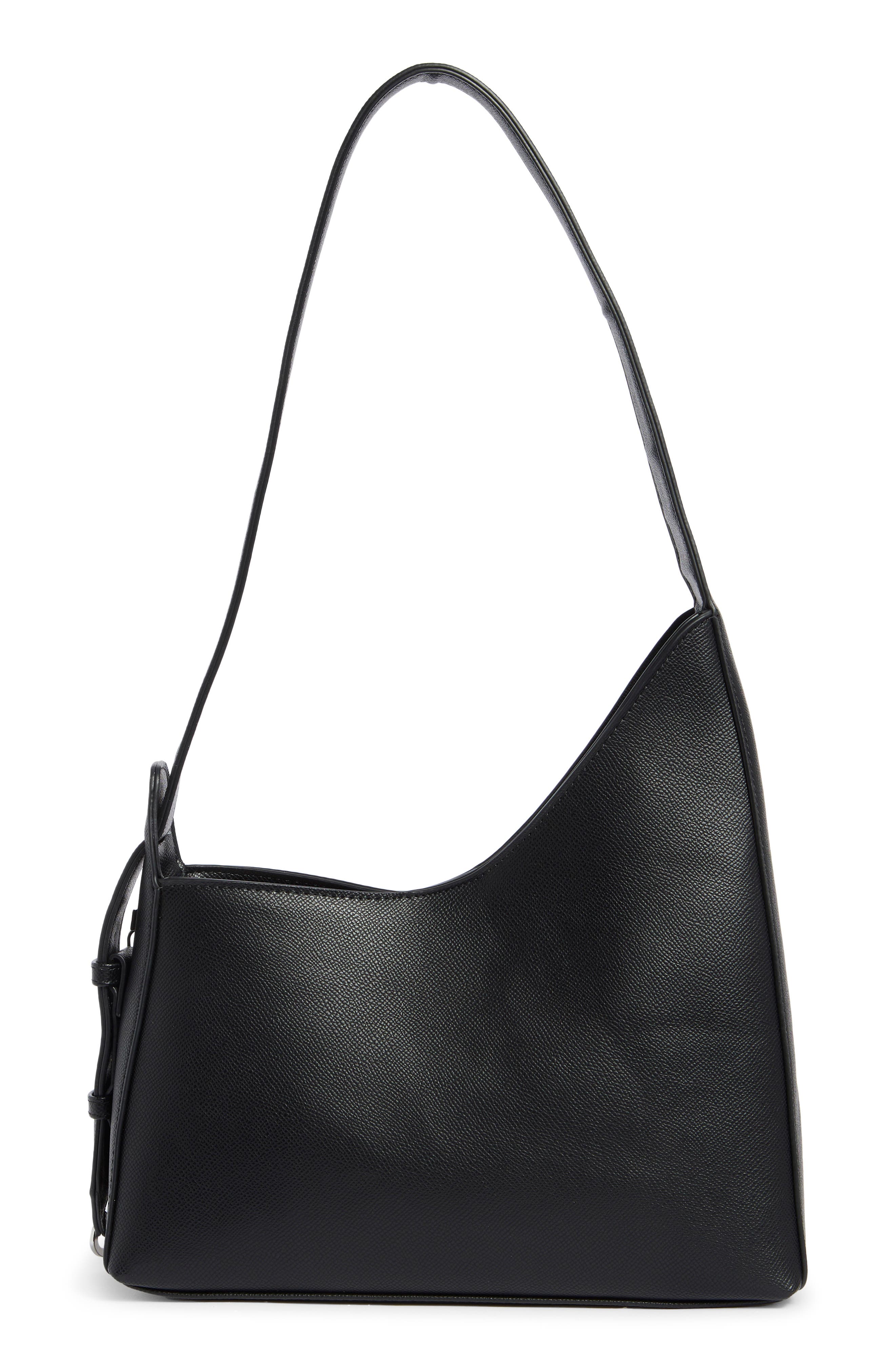 ALDO Bungalows Shoulder Bag, Alternate, color, Jet Black Synthetic