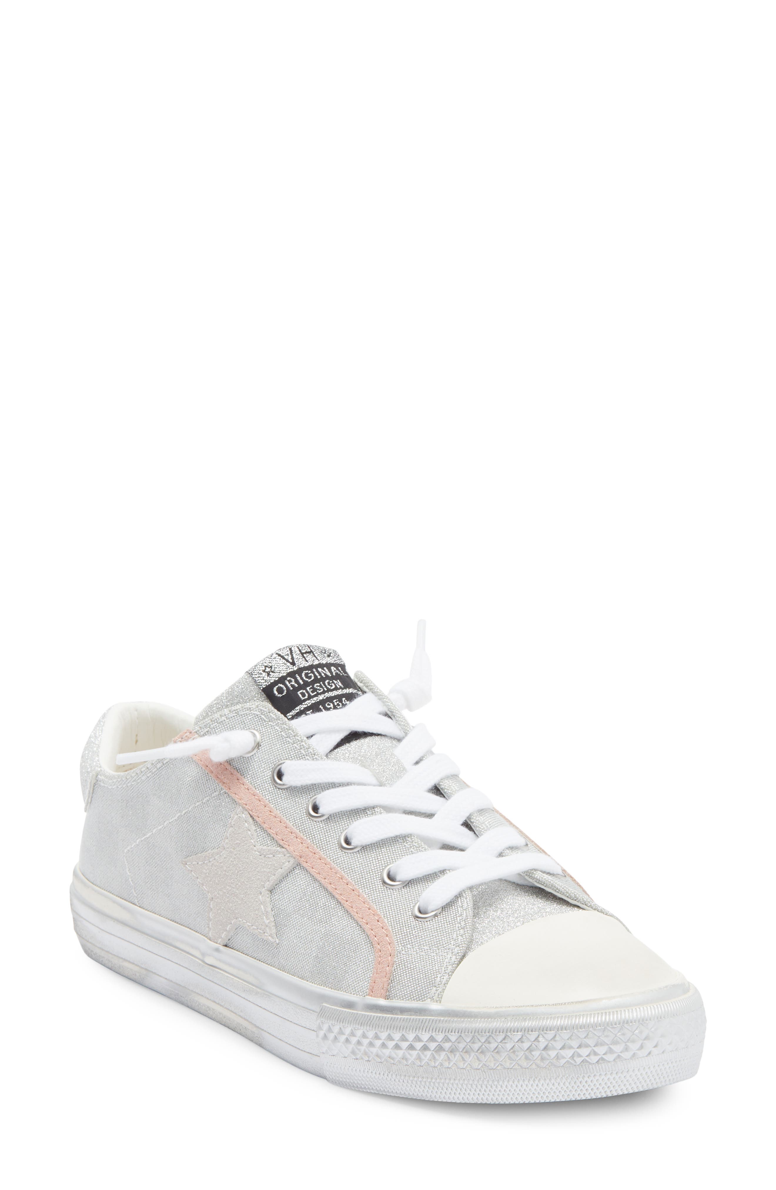 Vintage Havana Alive Camo Sneaker, Main, color, Silver Checkerd