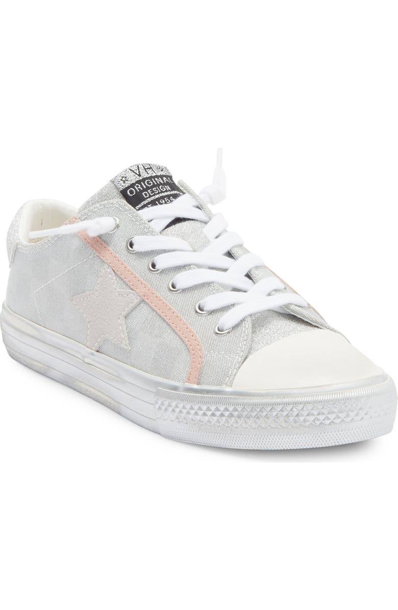 Vintage Havana Alive Camo Sneaker, Main, color, Silver Checkerd