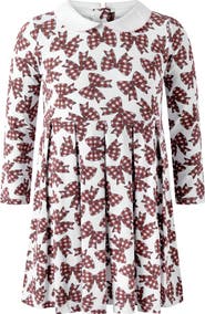 Rachel Riley Tartan Bow Jersey Dress